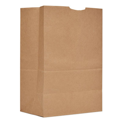 1/6B GROCERY &amp; DELI BAG, BROWN, 12&quot;X7&quot;X17&quot; (500/BL) NO 