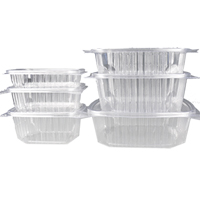 Plastic 2-P Clear Containers PET