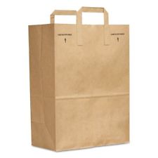 1/7 HANDLE PAPER BAG, BROWN, (300/CS)
