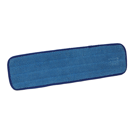 18&quot; MICROFIBER WET MOPPING PAD, BLUE 