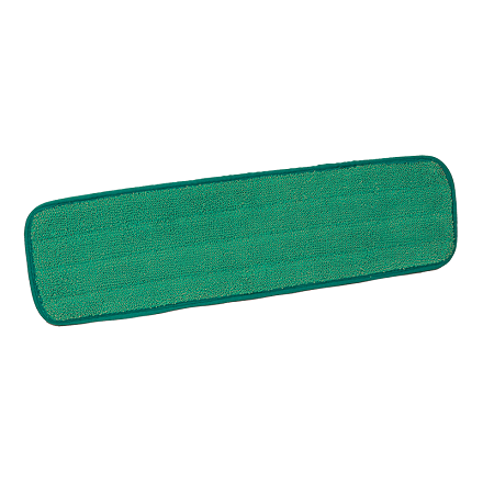 18&quot; MICROFIBER WET MOPPING PAD, GREEN 