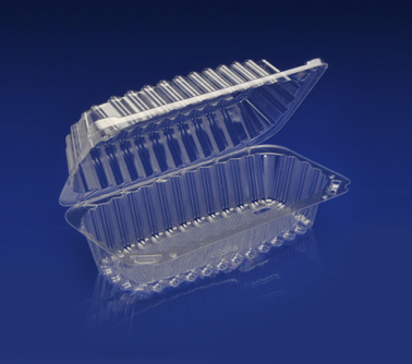 CHC843, SM OBLONG HINGED CONTAINER 8&quot;x4&quot;x3&quot; (250/CS)