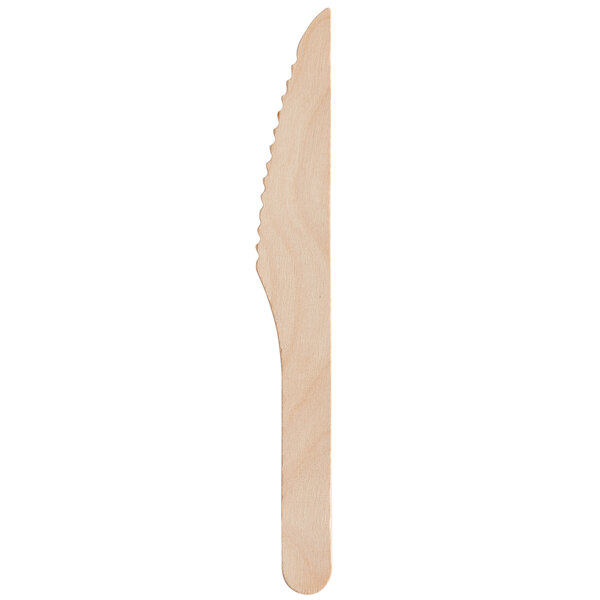 DISPOSABLE WOODEN KNIFE, 6.25&quot;, 1000CT
