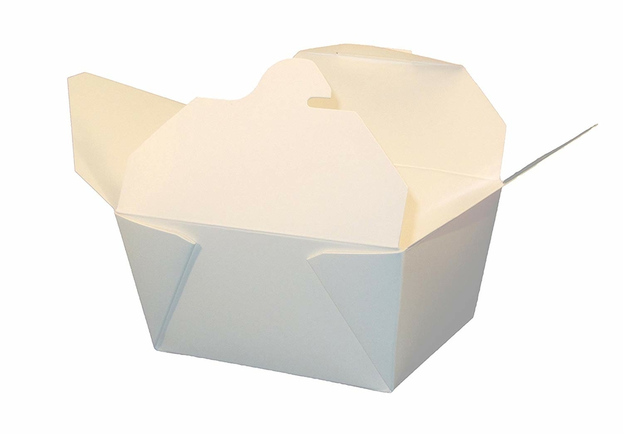 BP-1W, WHITE #1 PAPER FOOD CONTAINER, 450CT
