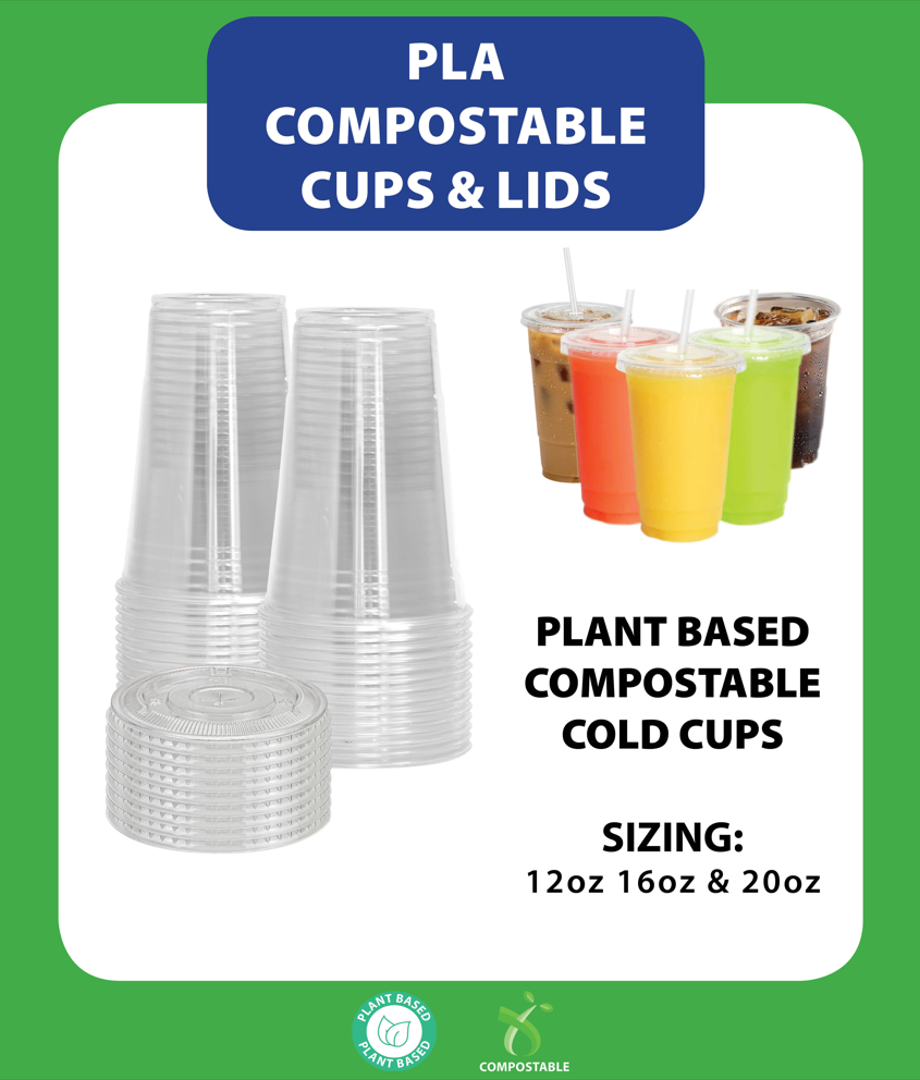 PLA clear plastic cup 