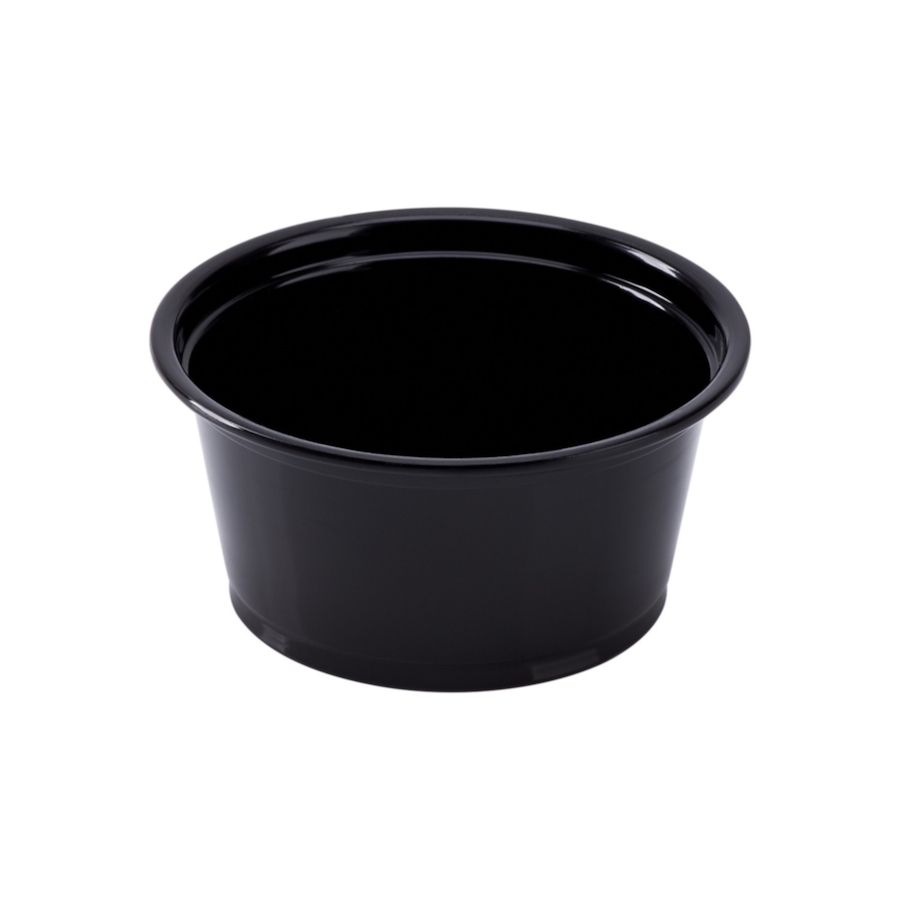 PSC2B-BK, 2OZ BLACK PORTION CUP, 2500CT