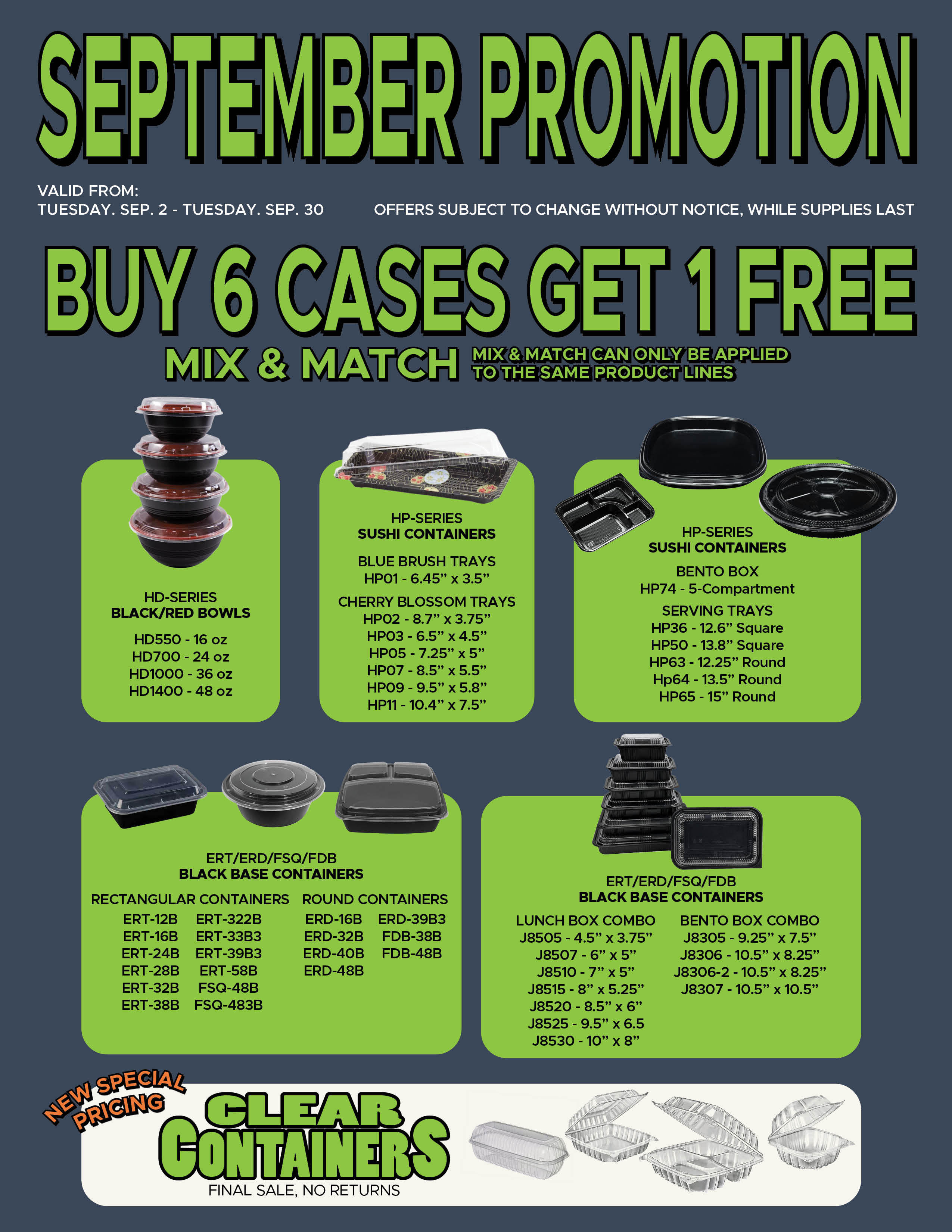 Sep promo