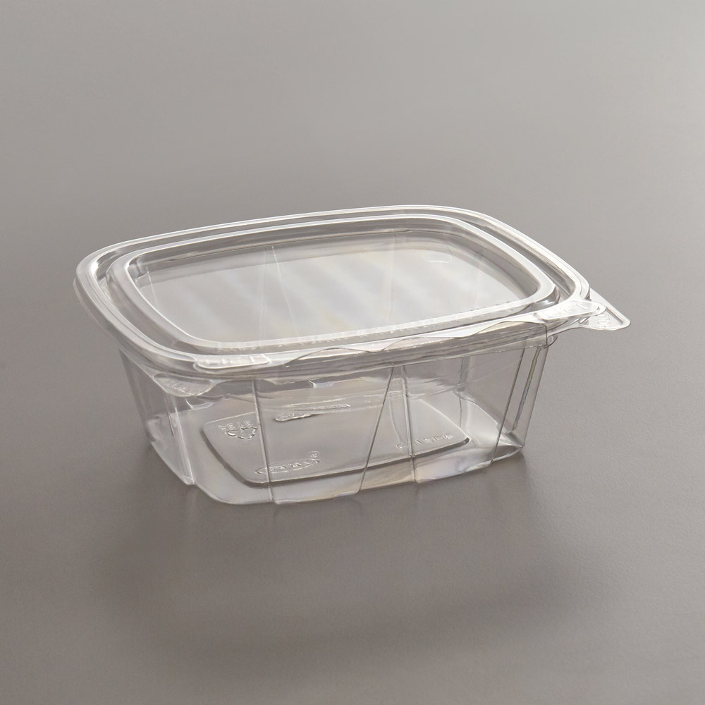 CH12DEF, 12OZ CLEARPAC SAFESAL HINGED CONTAINER,