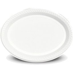 (SPECIAL ORDER) OP12, OVAL PAPER PLATE, 12&quot; (500/CS)