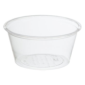 PSC4, 4OZ DOMO PORTION CUP,  CLEAR (2500/CS) DOMO