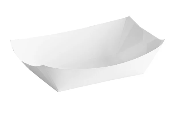 FOOD TRAY, 3 LB, #300, WHITE  (500/CS)