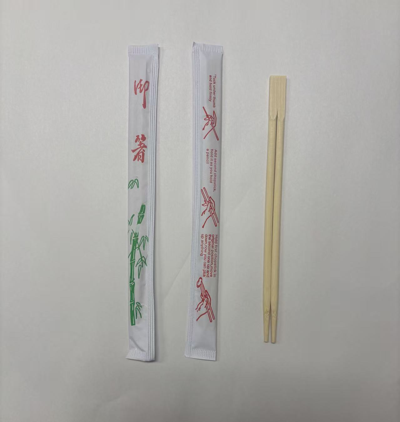 ENVELOPED BAMBOO CHOPSTICK, 20PK/CS