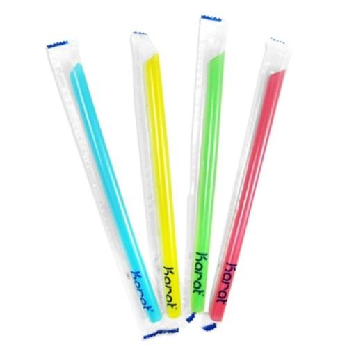 C9060S 9&quot; Tapioca Straw (10mm Dia) Individually Poly